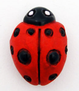 Lady Bug Bead Ceramic Bead