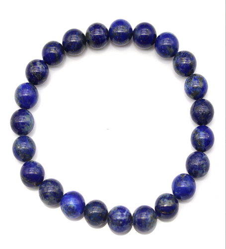 Lapis Lazuli Bead Stretch Bracelet