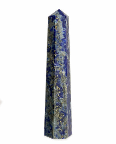 Lapis Lazuli Point 3 inch gemstone point hexagonal obelisk
