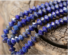 Load image into Gallery viewer, Lapis Lazuli Bicone Beads 4mm