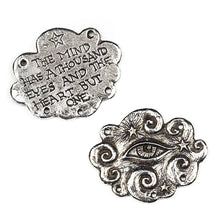 Load image into Gallery viewer, Eye in a Cloud Silver Pendant