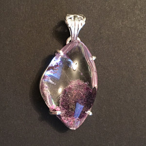 Lepidocrocite Quartz Pendant