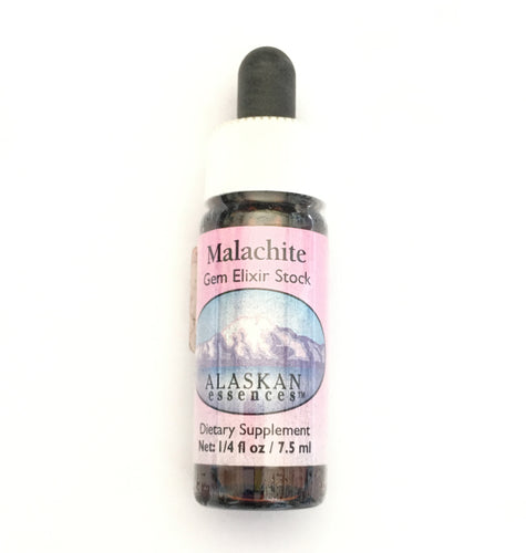 Malachite Gem Elixir .25 oz size from Alaskan Essences
