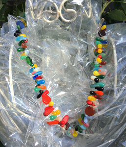 Mali Wedding Necklace of Antique Czech Glass Beads
