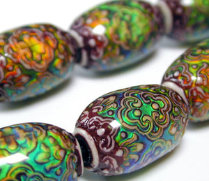 Polymer Beads Asian Beauty Mirage Beads