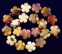 Load image into Gallery viewer, Mookaite Jasper Beads 20 flower power beads