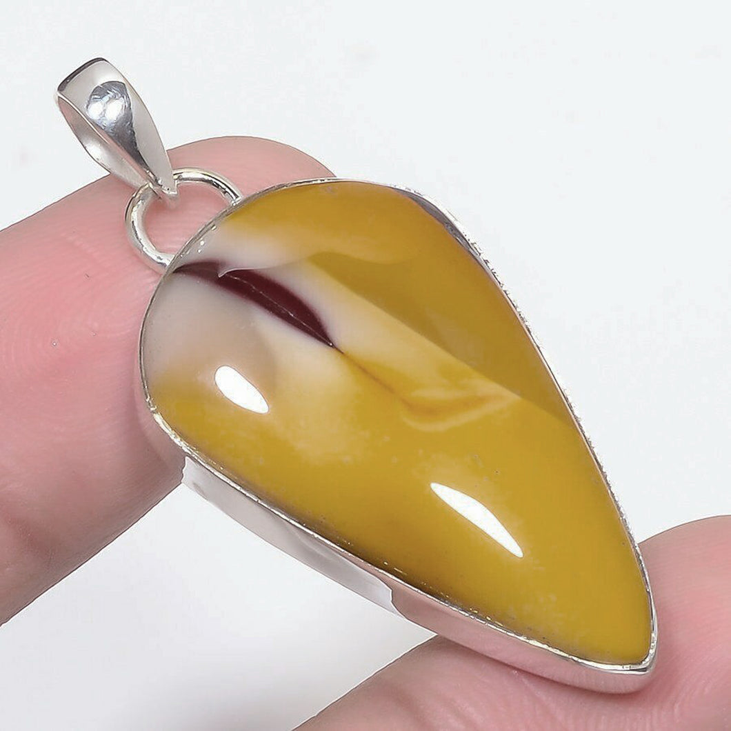 Mookaite Pendant in Sterling Silver