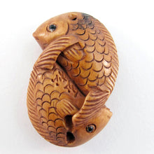 Load image into Gallery viewer, Fish Ojime Bead As Above, So Below Fish Bead