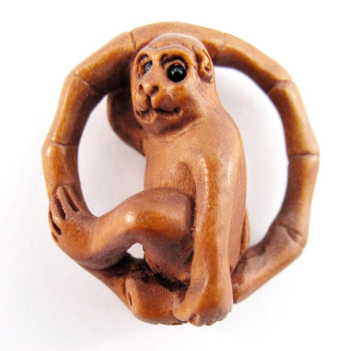 Chimpanzee Ojime Bead