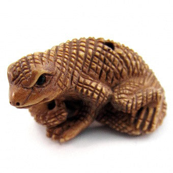 Iguana Lizard Bead Ojime Bead