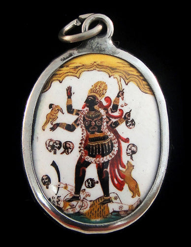 Goddess Kali Pendant with White Background