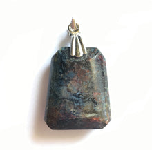 Load image into Gallery viewer, Blue Pietersite Pendant in Beveled Trapezoid with Sterling Silver Bail