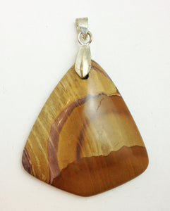 Pilbara Hill Jasper pendant in flame shape for ease with spiritual disciplines