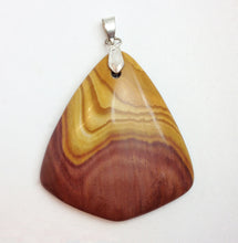 Load image into Gallery viewer, Pilbara Hill Jasper pendant in flame shape for ease with spiritual disciplines