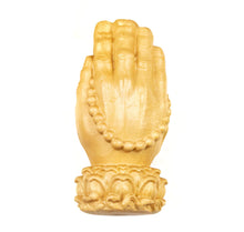 Load image into Gallery viewer, Praying Hands Carved Ojime Bead