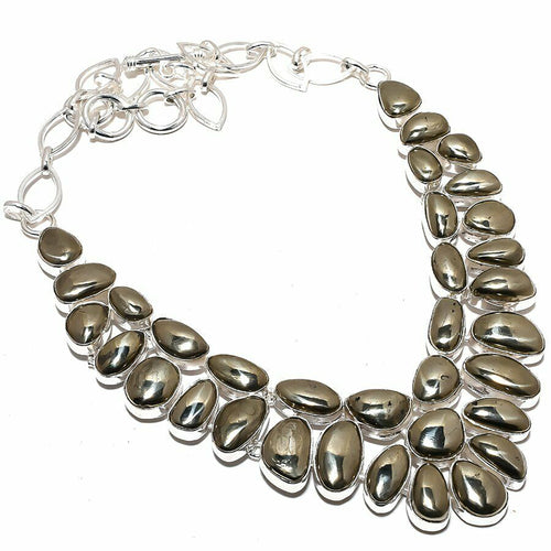 Pyrite Collar Style Necklace
