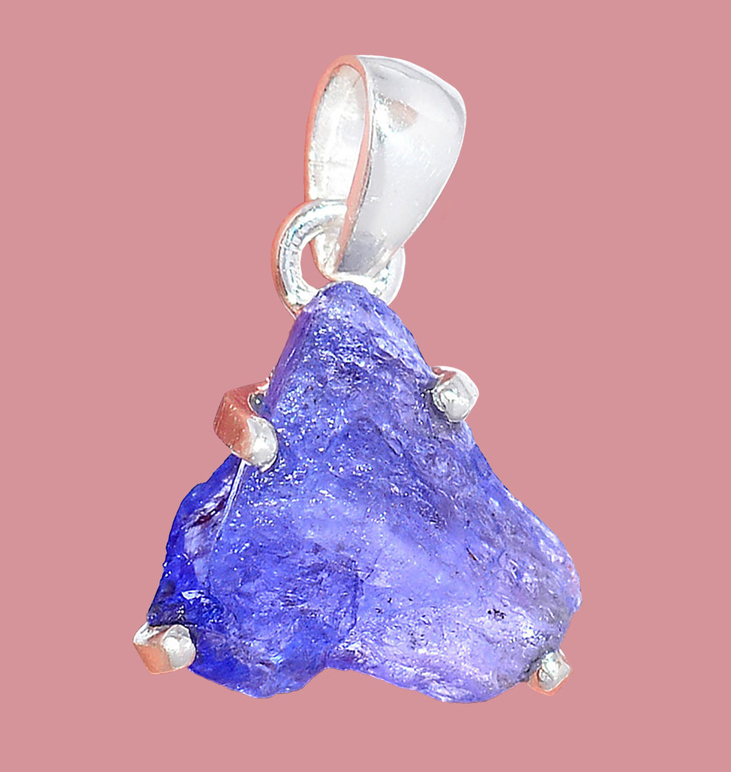 Tanzanite Pendant Sterling Silver