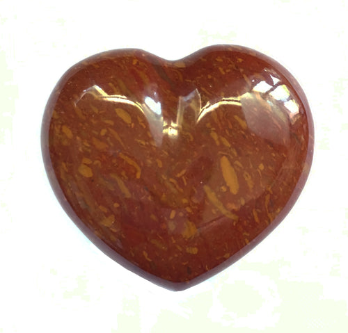 Red Jasper Heart 57mm wide for increased confidence, drive and ambition