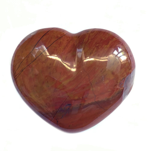 Red Jasper Heart 58mm wide for increased confidence, drive and ambition