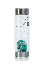 Load image into Gallery viewer, Vitality VitaJuwel Via Gemwater Bottle: Emerald and Clear Quartz