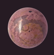 Load image into Gallery viewer, Rhodochrosite with Bits of Clear Quartz 2 Inch Sphere