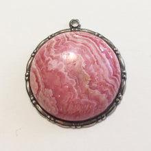 Load image into Gallery viewer, Rhodochrosite Round Pendant, Rhodocrosite for Emotional Balance