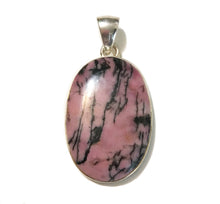 Load image into Gallery viewer, Rhodonite Pendant Oval