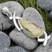 Load image into Gallery viewer, Royal Imperial Jasper pendant in Sterling Silver