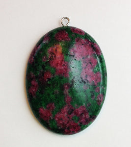 Ruby Zoisite Pendant