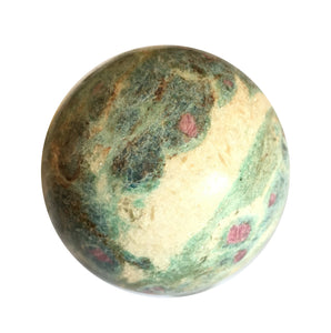 Ruby Fuchsite Sphere 1.82 inch or 46mm