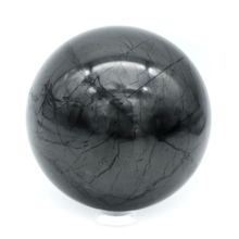 Load image into Gallery viewer, Shungite Sphere 2-3/4 inch diameter 70mm