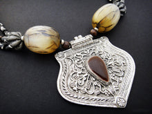 Load image into Gallery viewer, Turkoman Princess Brass Pendant Necklace