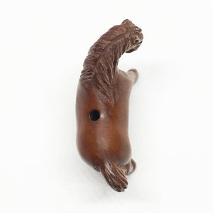 Standing Horse Ojime Bead