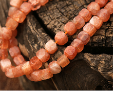 Load image into Gallery viewer, Sunstone Beads Strand of Cube Beads