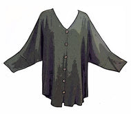 Tienda Ho Moroccan Sage Green Cotton Rayon Tiznit Top