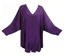 Load image into Gallery viewer, Tienda Ho Moroccan Royal Purple Cotton Rayon Tiznit Top