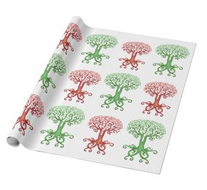 Tree of Life Glossing Wrapping Paper perfect for Yule