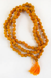 Turmeric Haldi Mala 108 Prayer Beads Necklace