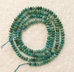 Turquoise Beads 3mm Bicone Crystal Beads