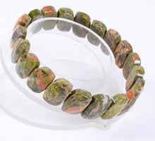 Load image into Gallery viewer, Unakite Beads Stretch Bracelet