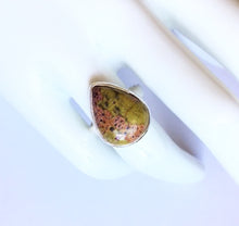 Load image into Gallery viewer, Unakite Ring size 7