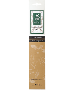 Herb and Earth Bamboo Natural Incense with Less Smoke