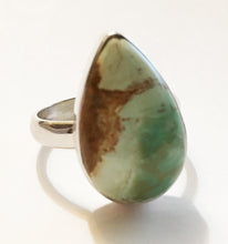 Load image into Gallery viewer, Variscite Ring Sterling Size 8