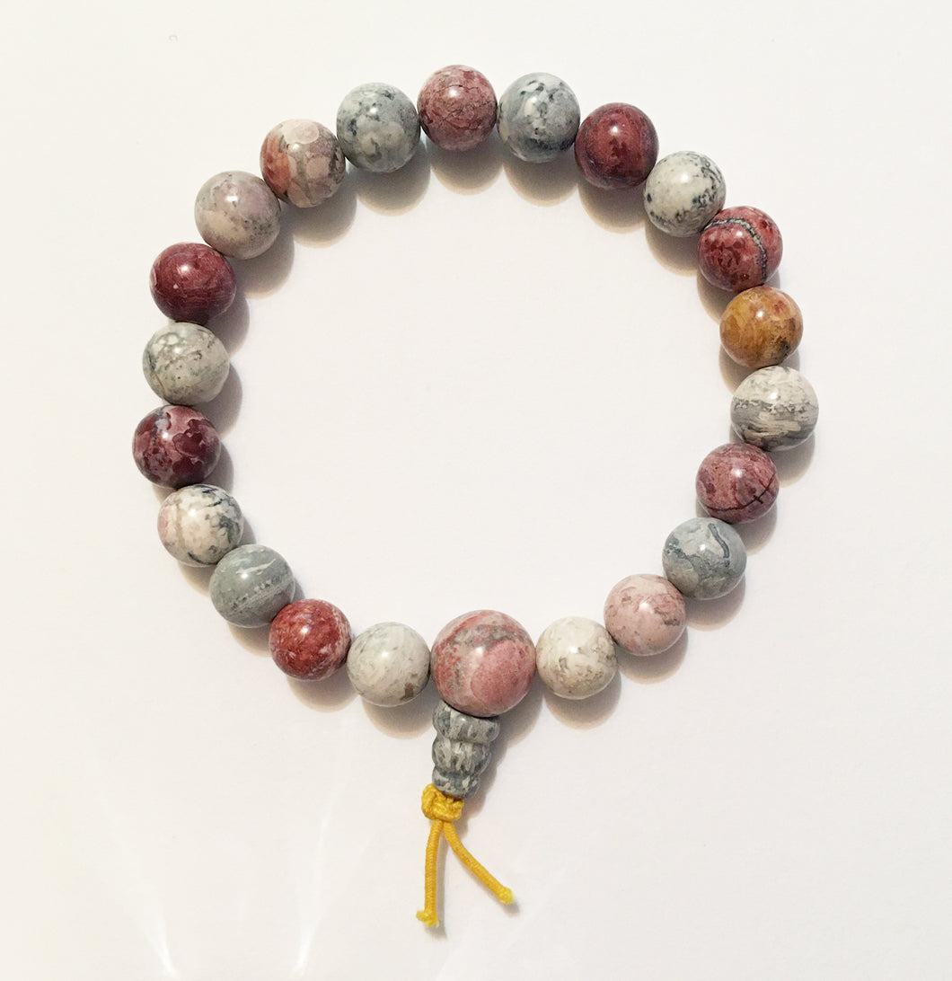 Venus Jasper Yoga Beads Bracelet