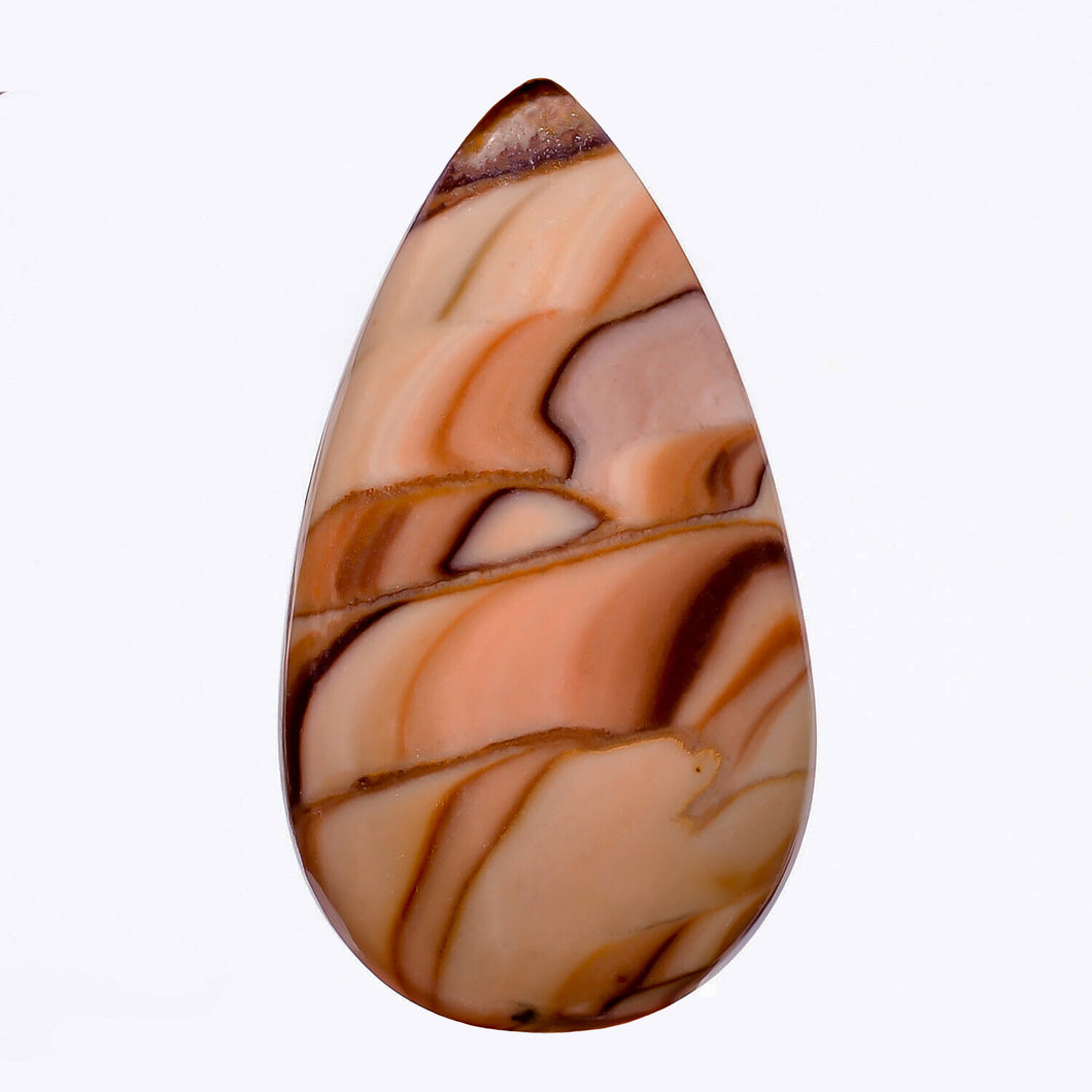 Wave Dolomite Cabochon in pear shape