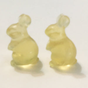 Fluorite Bunny Miniature Bunny Figurine Year of the Rabbit