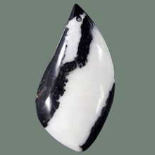 Load image into Gallery viewer, Zebra Agate Bead in Flame Shape